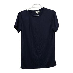 AG Adriano Goldschmied Navy Crew Neck Shirt Size M